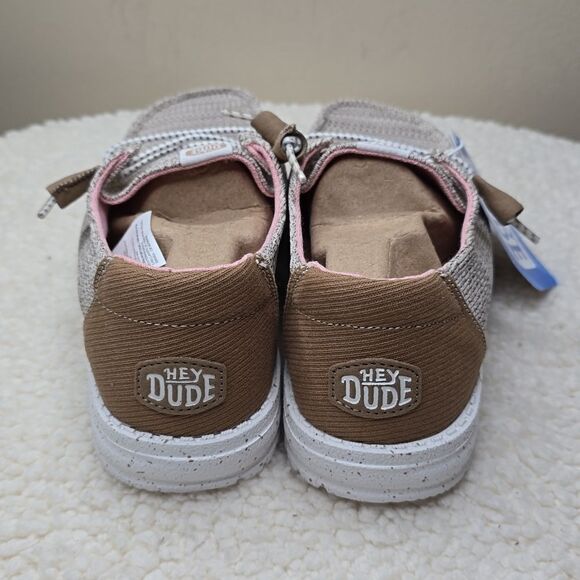 NWT Hey Dude Wendy Sport Mesh Wide Walnut Size 8D - Picture 3 of 8
